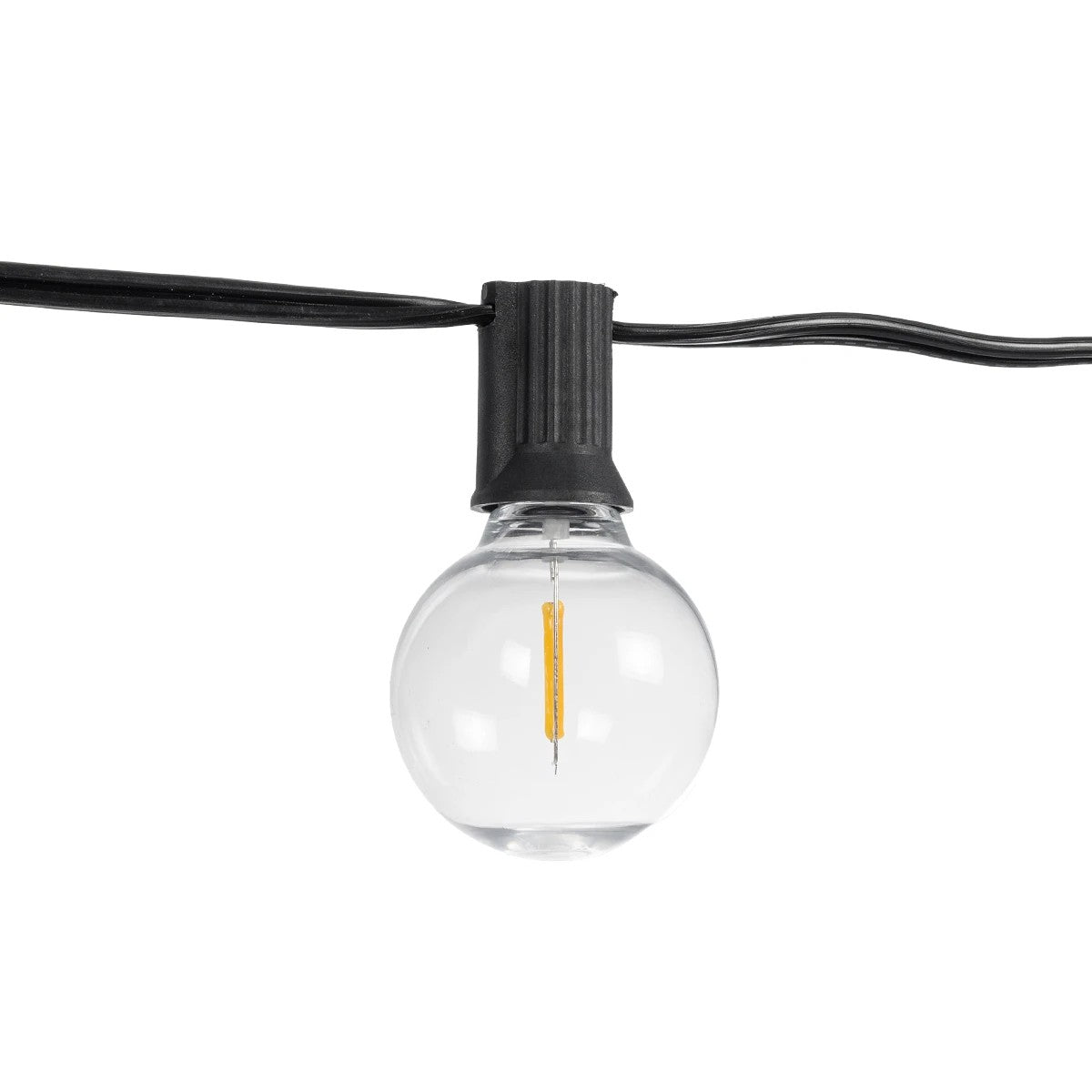 GLOBOSTAR® TWILIGHT 79668 Μοντέρνο Φωτιστικό Κήπου Γιρλάντα 10.5m με 30 Λάμπες & IR Ασύρματο Χειριστήριο LED 18W 1620lm 360° DC 3.7V με Ενσωματωμένο Φωτοβολταϊκό Panel 5.5V 3W & Επαναφορτιζόμενη Μπαταρία Li-ion 3.7V 2x18650 4400mAh Αδιάβροχο IP65 Θερμό... - ledmania.gr