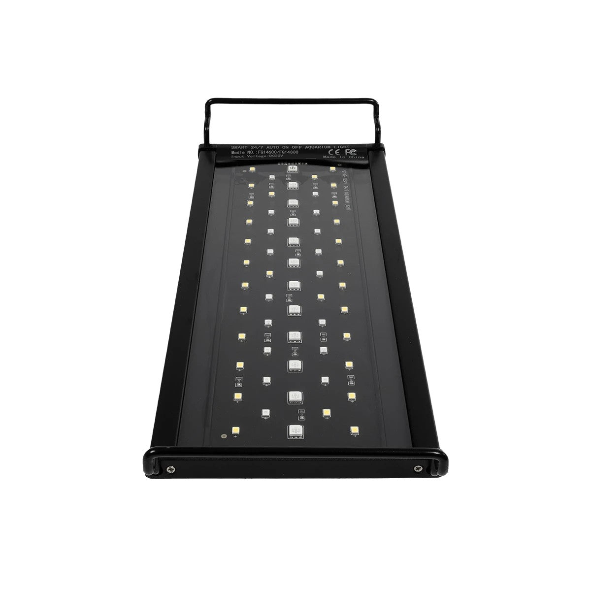 GLOBOSTAR® AQUARIUS 79678 Φωτιστικό Ενυδρείου με Ενσωματωμένο Χειριστήριο LED 12W 600lm 120° AC 220-240V Αδιάβροχο IP44 Πολύχρωμο RGBW Dimmable - Sanan SMD Chip - Μαύρο - Μ30 x Π11 x Υ3cm - 2 Χρόνια Εγγύηση - ledmania.gr