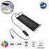 GLOBOSTAR® AQUARIUS 79678 Φωτιστικό Ενυδρείου με Ενσωματωμένο Χειριστήριο LED 12W 600lm 120° AC 220-240V Αδιάβροχο IP44 Πολύχρωμο RGBW Dimmable - Sanan SMD Chip - Μαύρο - Μ30 x Π11 x Υ3cm - 2 Χρόνια Εγγύηση - ledmania.gr