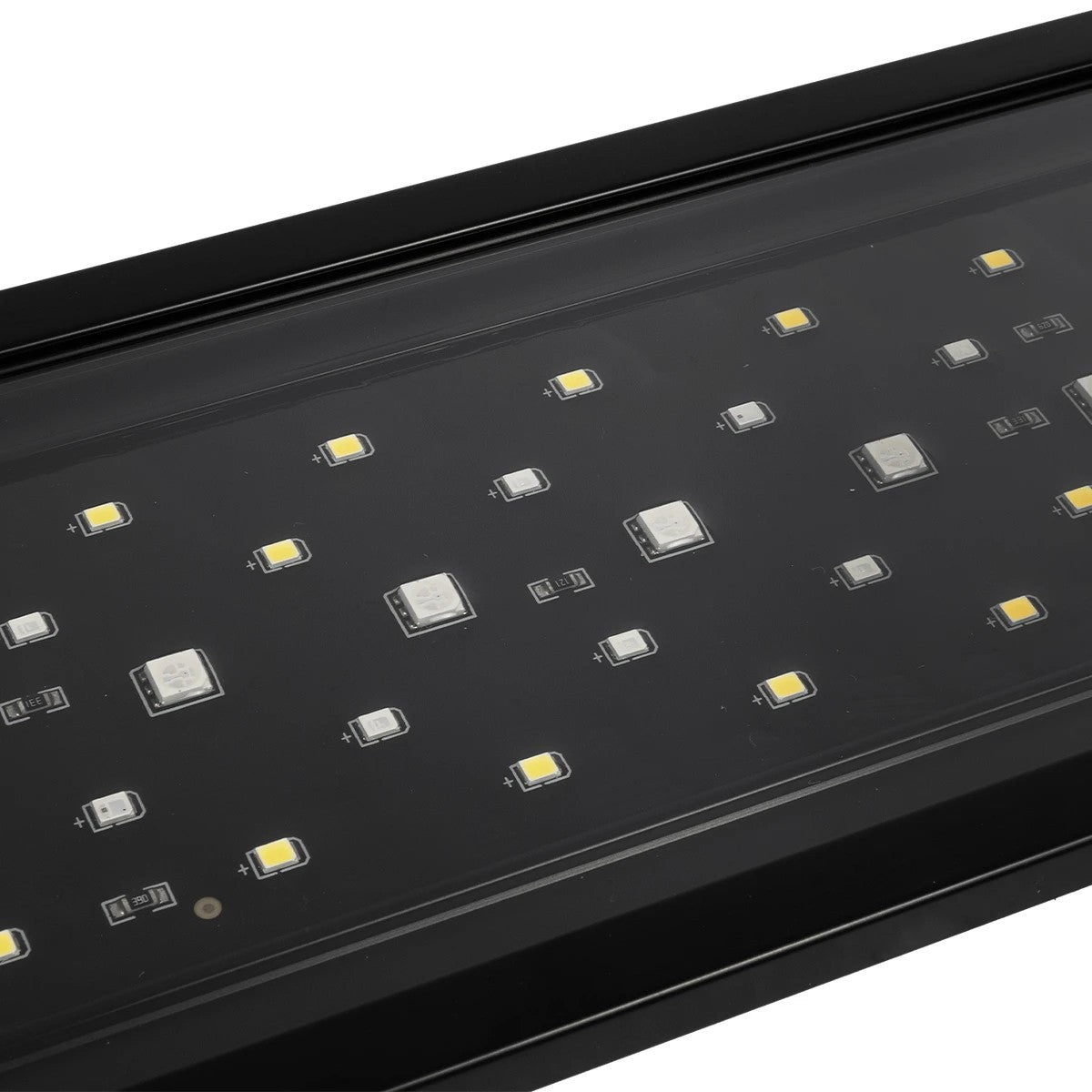GLOBOSTAR® AQUARIUS 79678 Φωτιστικό Ενυδρείου με Ενσωματωμένο Χειριστήριο LED 12W 600lm 120° AC 220-240V Αδιάβροχο IP44 Πολύχρωμο RGBW Dimmable - Sanan SMD Chip - Μαύρο - Μ30 x Π11 x Υ3cm - 2 Χρόνια Εγγύηση - ledmania.gr