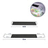GLOBOSTAR® AQUARIUS 79680 Φωτιστικό Ενυδρείου με Ενσωματωμένο Χειριστήριο LED 19W 950lm 120° AC 220-240V Αδιάβροχο IP44 Πολύχρωμο RGBW Dimmable - Sanan SMD Chip - Μαύρο - Μ60 x Π11 x Υ3cm - 2 Χρόνια Εγγύηση - ledmania.gr