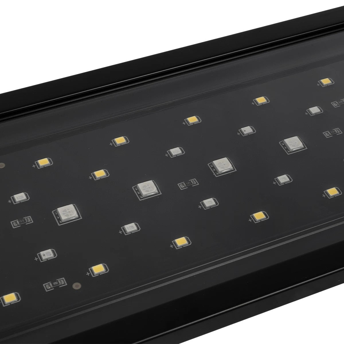 GLOBOSTAR® AQUARIUS 79680 Φωτιστικό Ενυδρείου με Ενσωματωμένο Χειριστήριο LED 19W 950lm 120° AC 220-240V Αδιάβροχο IP44 Πολύχρωμο RGBW Dimmable - Sanan SMD Chip - Μαύρο - Μ60 x Π11 x Υ3cm - 2 Χρόνια Εγγύηση - ledmania.gr
