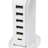 GloboStar® 79704 Επιτραπέζιος Φορτιστής Πολύμπριζο USB με 5 θύρες - ledmania.gr