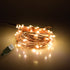 GLOBOSTAR® STRINGLIGHT 79721 Γιρλάντα 5m 50 LED 3W 180lm 360° DC 5V με USB 2.0 IP20 Θερμό Λευκό 2700Κ Dimmable - Χάλκινο - Μ500 x Π0.6 x Υ0.6cm - 1 Χρόνο Εγγύηση