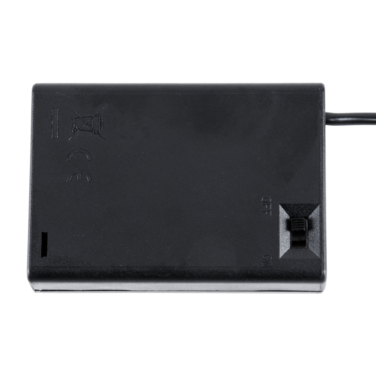 GloboStar® 79791 Box Τροφοδοσίας για Γιρλάντες LED USB 2.0 DC 5V με Μπαταρίες 3 x AA (Δεν Περιλαμβάνονται) & Διακόπτη On/Off - Μαύρο - ledmania.gr