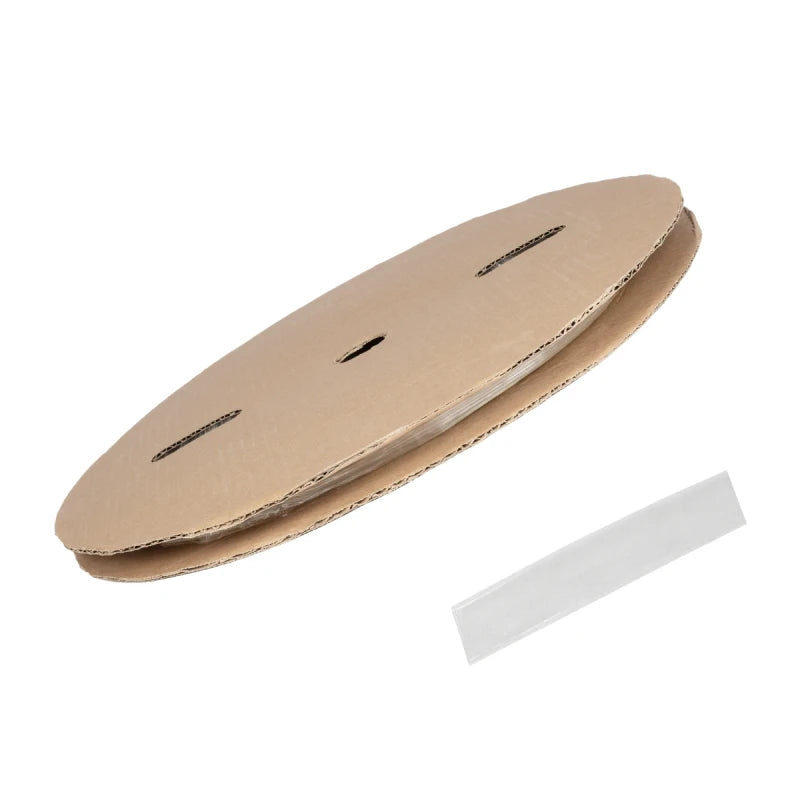 GLOBOSTAR® SHRINKTUBE 79812 Θερμοσυστελλόμενο Μακαρόνι Στεγανοποίησης για Neon Flex LED Αδιάβροχο IP65 - Διάφανο - Μ100 x Π0.8 x Υ0.8cm/Π1 x Υ1cm