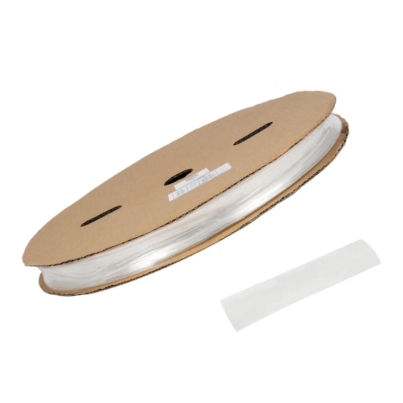 GLOBOSTAR® SHRINKTUBE 79813 Θερμοσυστελλόμενο Μακαρόνι Στεγανοποίησης για Neon Flex LED Αδιάβροχο IP65 - Διάφανο - Μ100 x Π1.6 x Υ1.6cm/Π1 x Υ1cm