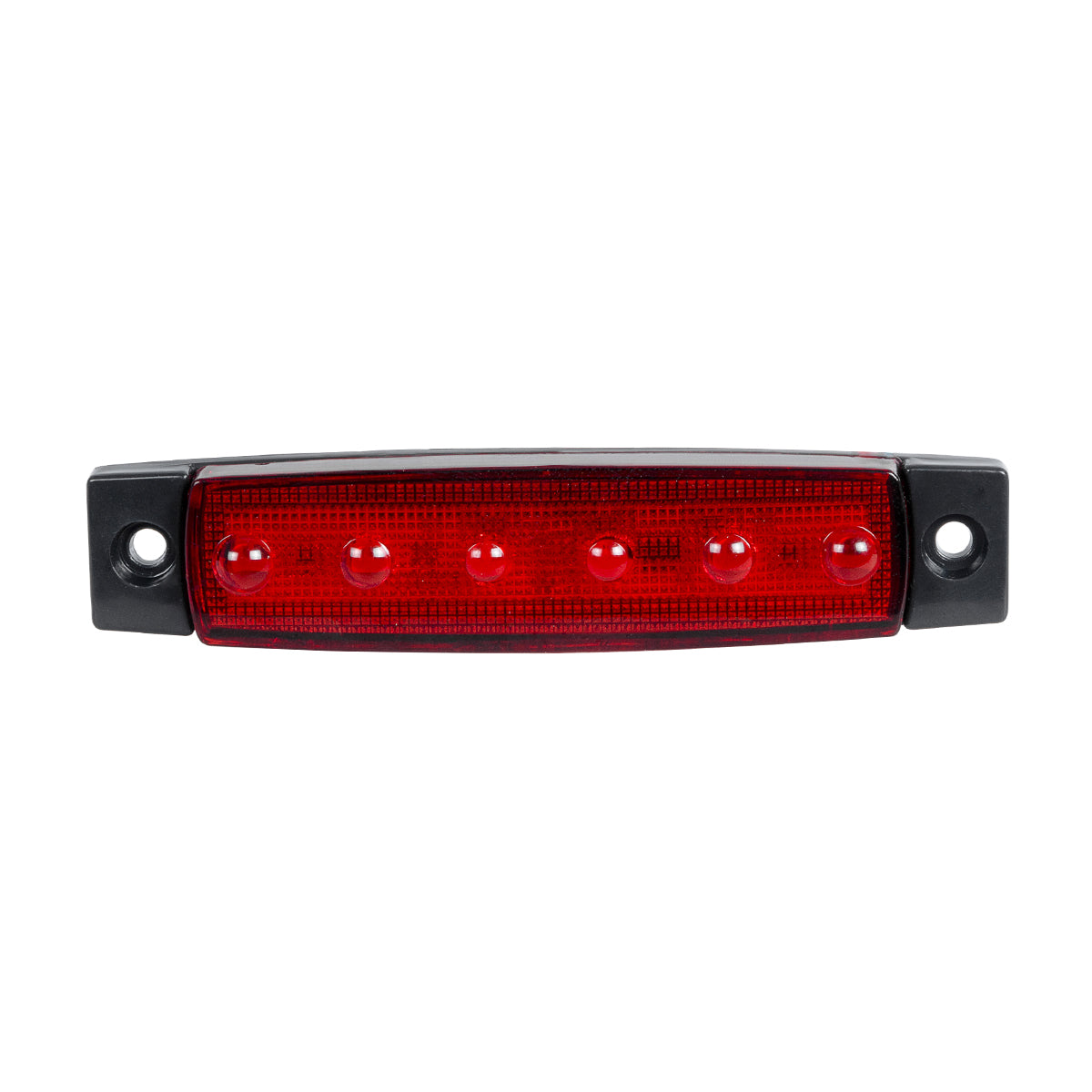 GLOBOSTAR® SIDEMARKER 79901 Φώτα Όγκου Οχημάτων LED 1.5W 75lm 120° DC 10-30V Αδιάβροχο IP66 Κόκκινο - 6 x SMD2835 Sanan Chip - Μ9.5 x Π2 x Υ1.1cm - 1 Χρόνο Εγγύηση
