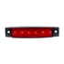 GLOBOSTAR® SIDEMARKER 79901 Φώτα Όγκου Οχημάτων LED 1.5W 75lm 120° DC 10-30V Αδιάβροχο IP66 Κόκκινο - 6 x SMD2835 Sanan Chip - Μ9.5 x Π2 x Υ1.1cm - 1 Χρόνο Εγγύηση