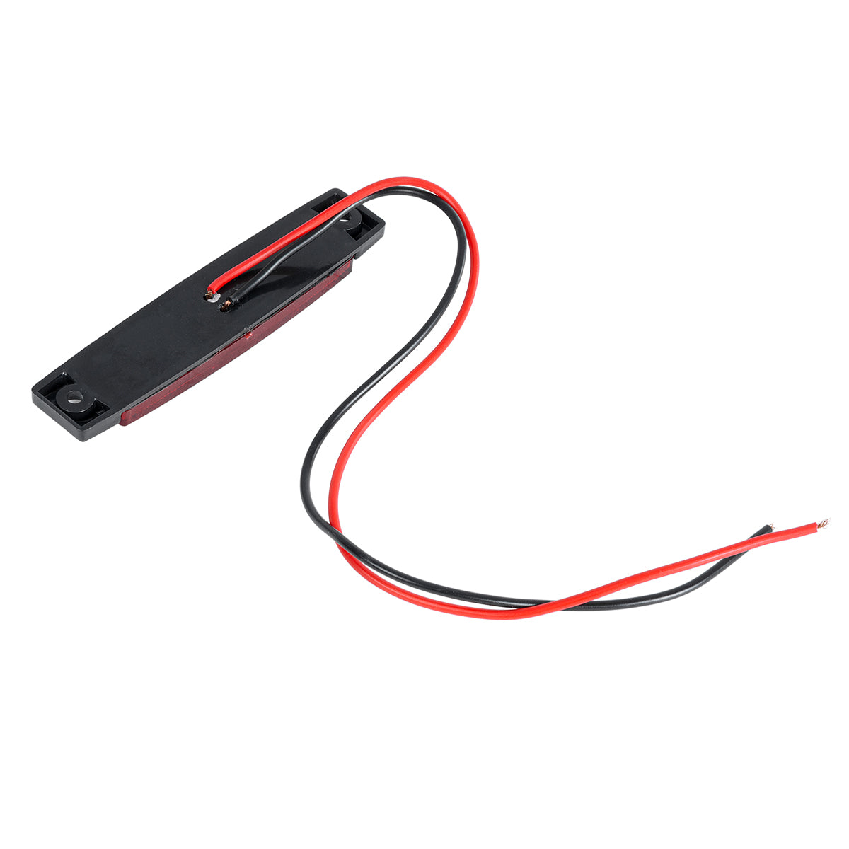 GLOBOSTAR® SIDEMARKER 79901 Φώτα Όγκου Οχημάτων LED 1.5W 75lm 120° DC 10-30V Αδιάβροχο IP66 Κόκκινο - 6 x SMD2835 Sanan Chip - Μ9.5 x Π2 x Υ1.1cm - 1 Χρόνο Εγγύηση