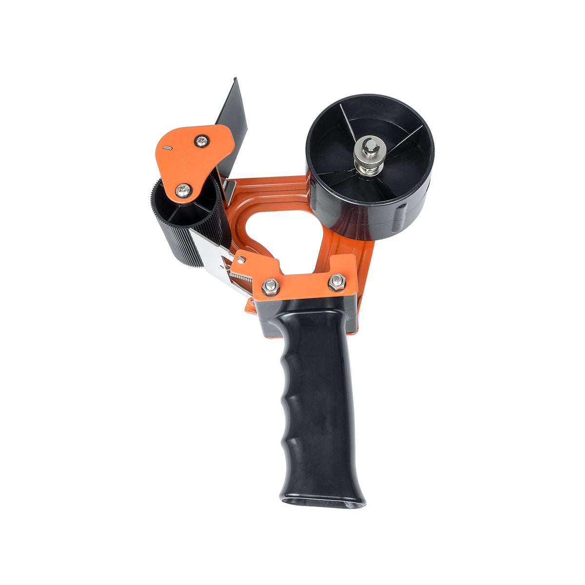 GloboStar® 79951 Επαγγελματική Μηχανή Ταινίας Συσκευασίας Χειρός DELI Μ16.5 x Π7.8 x Υ24cm - Πορτοκαλί & Μαύρο - ledmania.gr