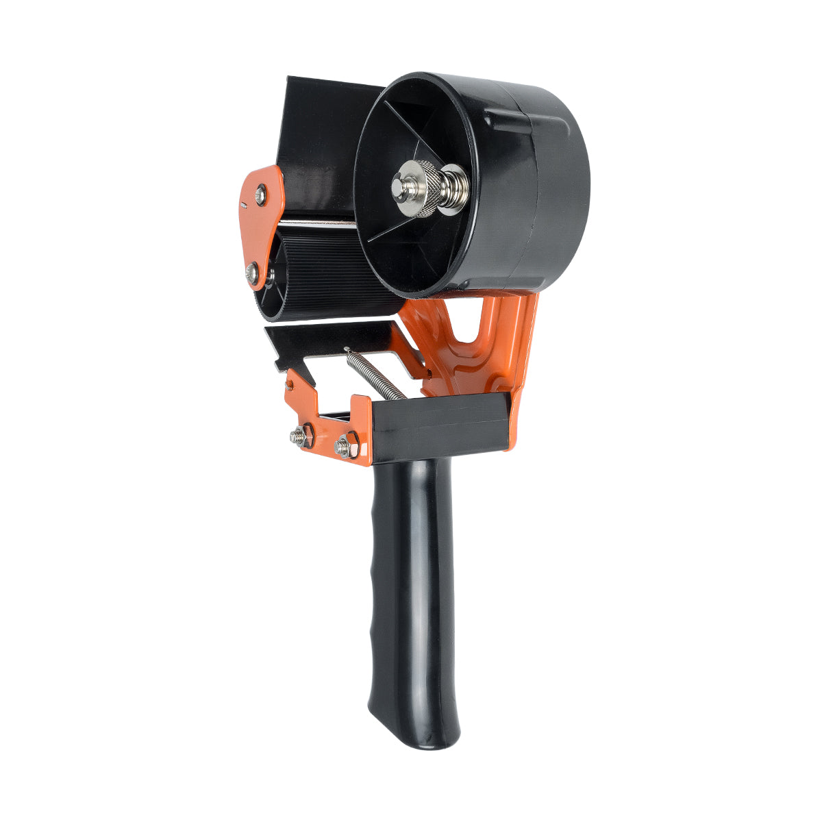 GloboStar® 79951 Επαγγελματική Μηχανή Ταινίας Συσκευασίας Χειρός DELI Μ16.5 x Π7.8 x Υ24cm - Πορτοκαλί & Μαύρο - ledmania.gr