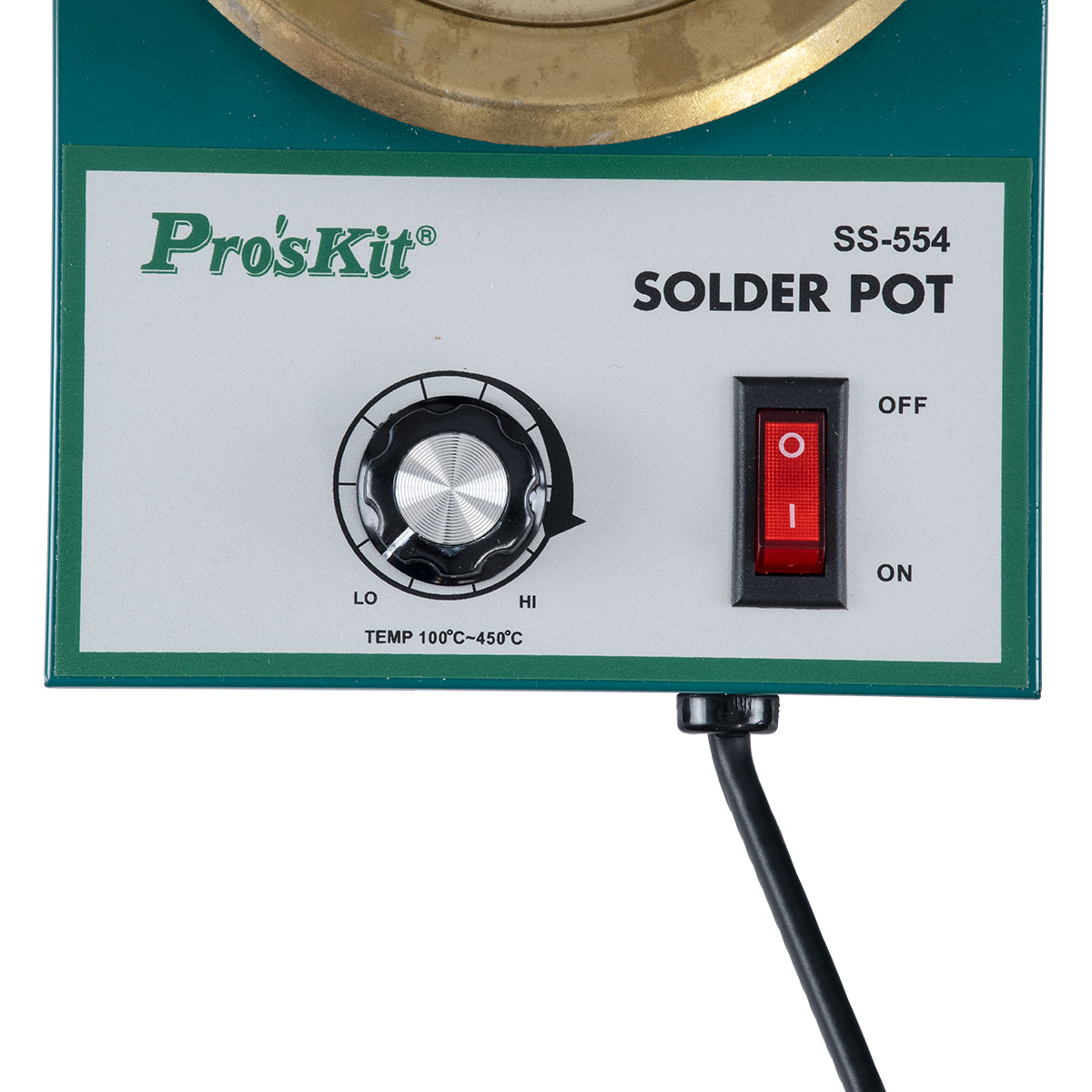 GLOBOSTAR® PROSKIT SS-554 79993 Δοχείο Συγκόλλησης με Ρυθμιζόμενη Θερμοκρασία από 100°C έως 450°C 300W AC 220-240V IP20 - Μ21 x Π14 x Υ6cm - 2 Χρόνια Εγγύηση