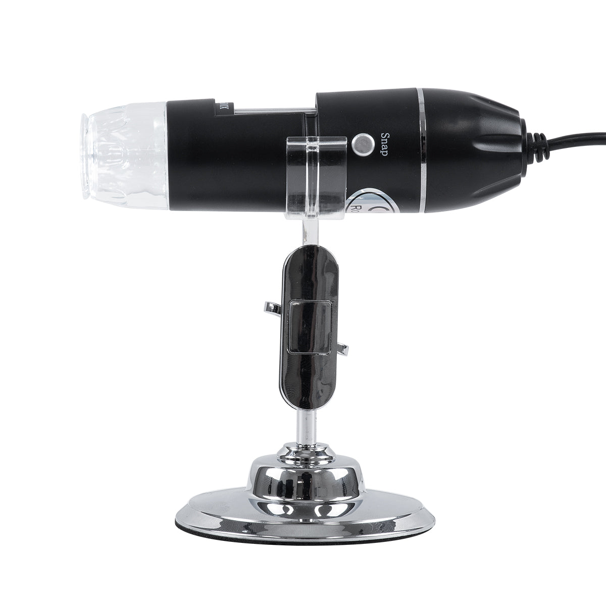 GLOBOSTAR® MICROCAM 79995 Ψηφιακό Ηλεκτρονικό Μικροσκόπιο / Κάμερα 2MP 1600x1200px με x1000 Zoom Mode & 8 LED DC 5V με USB-C IP20 - Μ3.5 x Π3.5 x Υ12cm - 2 Χρόνια Εγγύηση
