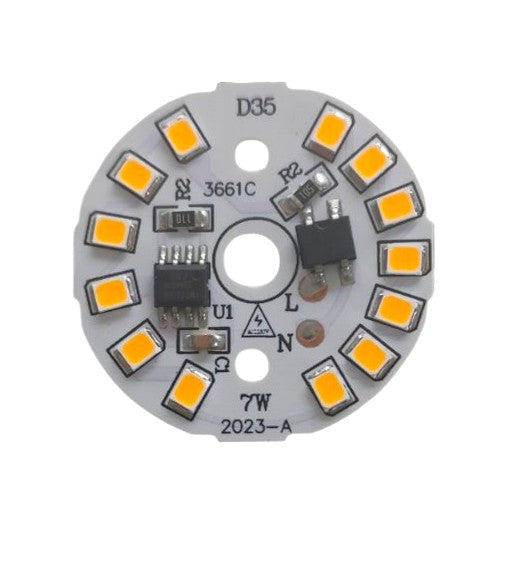 7 watt PCB Led-230v Απευθείας στο ρεύμα Dimmable 630Lm-Ζεστο Λευκό τεμ.1 - ledmania.gr