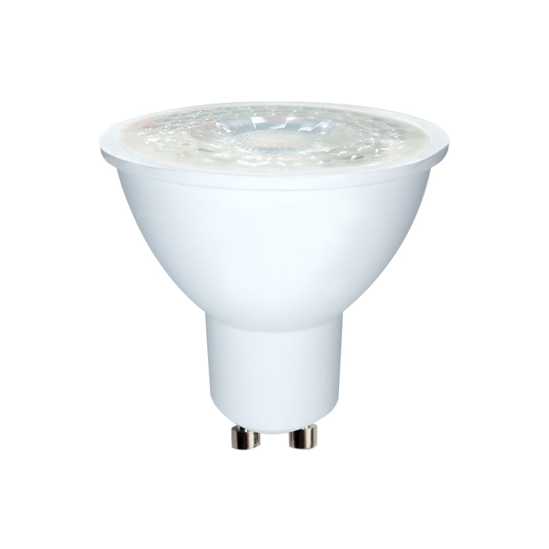 LED SMD GU10 7W 3000K 230V AC 550LM RA80 30000H 38° - ledmania.gr