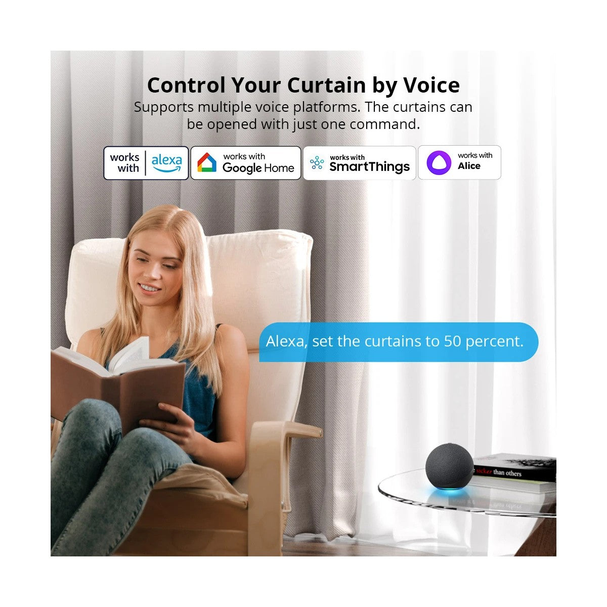 GloboStar® 80133 SONOFF ZBCurtain - Zigbee Smart Curtain Motor - ledmania.gr