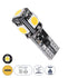GloboStar® 81090 Λάμπα Αυτοκίνητου LED T10 W5W 2rd Generation Can-Bus Series 5xSMD5050 2.30W 300lm 360° DC 12-16V IP20 Φ1.1 x Υ2.7cm Θερμό Λευκό 3000K - ledmania.gr