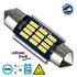 GLOBOSTAR® C5W 81329 Σωληνωτή Λάμπα C5W 36mm CANbus LED 4W 400lm 120° DC 12-24V IP20 Ψυχρό Λευκό 6000K - 12 x Epistar SMD4014 - Μ3.6 x Π1.2 x Υ1.2cm - 1 Χρόνο Εγγύηση - ledmania.gr