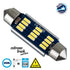 GLOBOSTAR® C5W 81331 Σωληνωτή Λάμπα C5W 42mm CANbus LED 4W 400lm 120° DC 12-24V IP20 Ψυχρό Λευκό 6000K - 12 x Epistar SMD4014 - Μ4.2 x Π1.2 x Υ1.2cm - 1 Χρόνο Εγγύηση - ledmania.gr