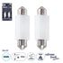 GLOBOSTAR® C5W 81334-B Σωληνωτή Λάμπα C5W 39mm CANbus LED 1.9W/3.8W 285lm/570lm 120° DC 12-24V IP20 Ψυχρό Λευκό 6000K - 2 x Epistar SMD3030 Chip - Μ3.9 x Π1.2 x Υ1cm - Πακέτο Blister 2 Τεμαχίων - 1 Χρόνο Εγγύηση - ledmania.gr