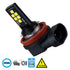 GloboStar® 81452 Λάμπα Αυτοκίνητου H16 2nd Generation Can-Bus Series LED 12 SMD 3030 8W 1200lm 360° DC 12V IP20 Ψυχρό Λευκό 6000K - ledmania.gr