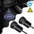 GLOBOSTAR® GHOSTLOGO 81602 Projector Προβολής Μάρκας Αυτοκινήτου "AUDI" LED 2.5W/5W 100lm/200lm 45° DC 12V Αδιάβροχο IP65 Ψυχρό Λευκό 6000K - CREE XHP35 Chip - Μ2.2 x Π3.4 x Υ2.2cm / Q1.9cm - Πακέτο 2 Τεμαχίων - 1 Χρόνο Εγγύηση - ledmania.gr