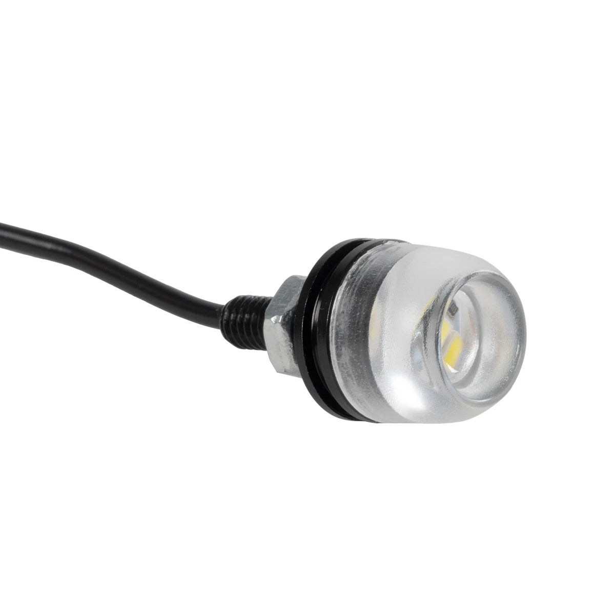 GLOBOSTAR® PLATELIGHT 81632 Φως Πινακίδας & DRL LED 3W/6W 270lm/540lm 120° DC 12V Αδιάβροχο IP65 Ψυχρό Λευκό 6000K - Μαύρο - Μ1.8 x Π3.8 x Υ1.8cm / Q0.5cm - Πακέτο 2 Τεμαχίων - 1 Χρόνο Εγγύηση