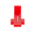 GloboStar® 81647 Cable Terminal - Κλέφτης Ρέυματος από Καλώδιο Max 10A - Κόκκινο - Μ2 x Π3 x Υ1.5cm - Πακέτο 20 Τεμαχίων - ledmania.gr