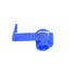 GloboStar® 81648 Cable Terminal - Κλέφτης Ρέυματος από Καλώδιο Max 15A - Μπλε - Μ2 x Π3 x Υ1.5cm - Πακέτο 20 Τεμαχίων - ledmania.gr