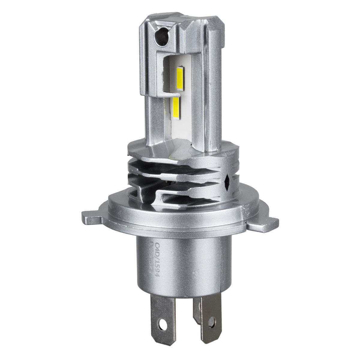 GLOBOSTAR® LEDKITM4 81665 Λάμπα H4 CANbus LED 20W/40W 3200lm/6400lm 360° DC 12-24V Αδιάβροχο IP65 Ψυχρό Λευκό 6000K - CREE COB Chip - Μ4.7 x Π4.7 x Υ8.2cm - Πακέτο 2 Τεμαχίων - 2 Χρόνια Εγγύηση - ledmania.gr