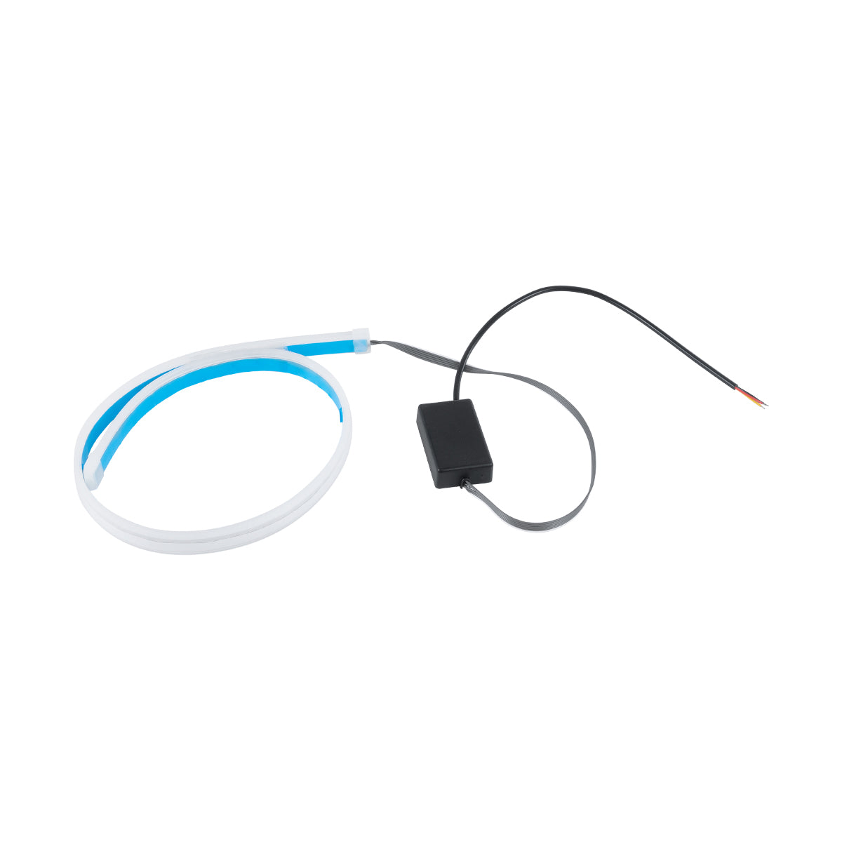 GLOBOSTAR® DRL 81731 Φώτα Ημέρας DRL & Φλας LED 12W/24W 1050lm/2100lm 200° DC 24-30V Αδιάβροχο IP65 Κόκκινο & Πορτοκαλί - Μ60 x Π1.5 x Υ0.5cm - Πακέτο 2 Τεμαχίων - 1 Χρόνο Εγγύηση - ledmania.gr