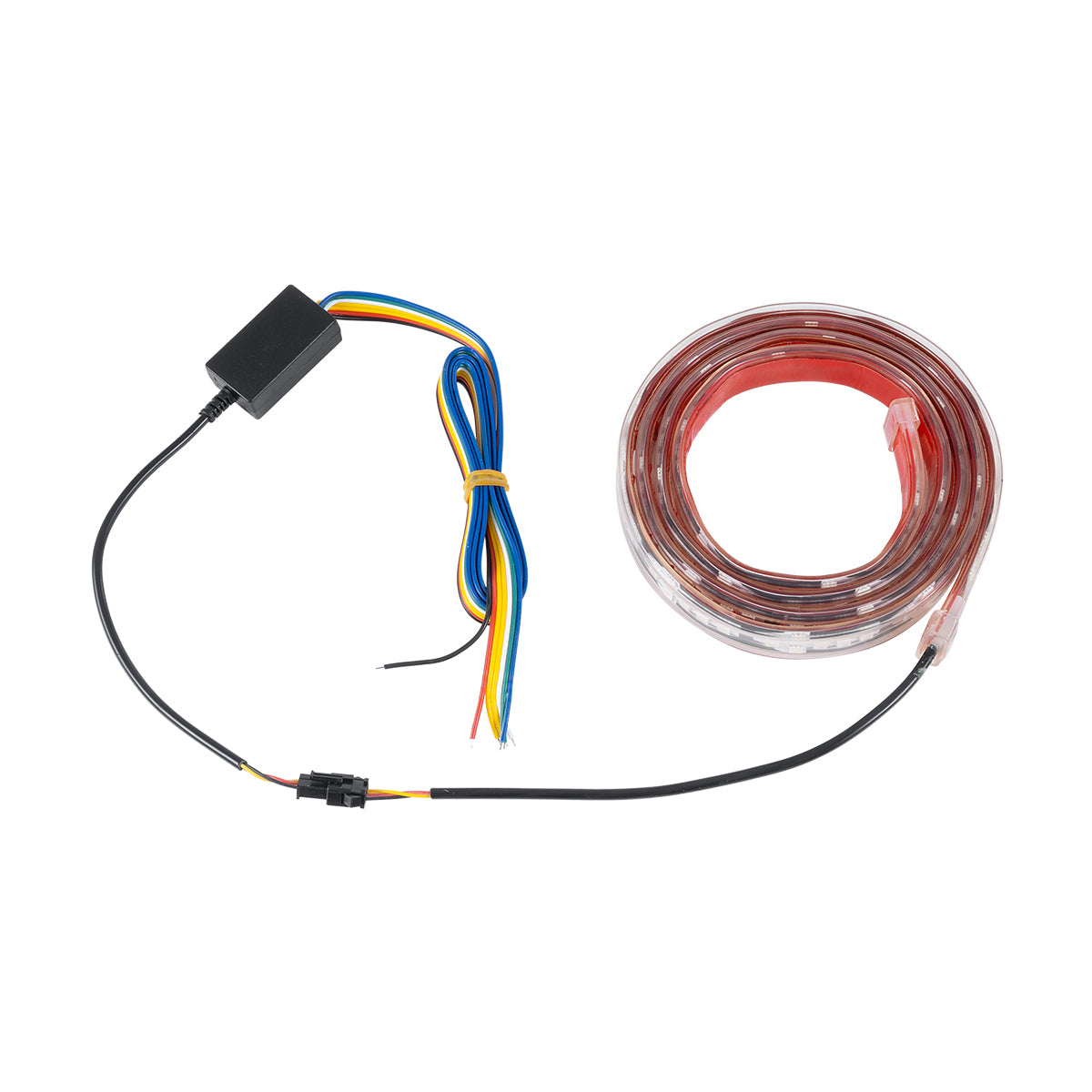 GloboStar® 81733 Car Backlit LED Strip Εύκαμπτη Ταινία 150cm Σήμανσης DRL Αυτοκινήτου 5 Προγραμμάτα Φωτισμού LED SMD 5050 10.5W DC 9-30V Αδιάβροχη IP65 RGB - 2 Χρόνια Εγγύηση - ledmania.gr