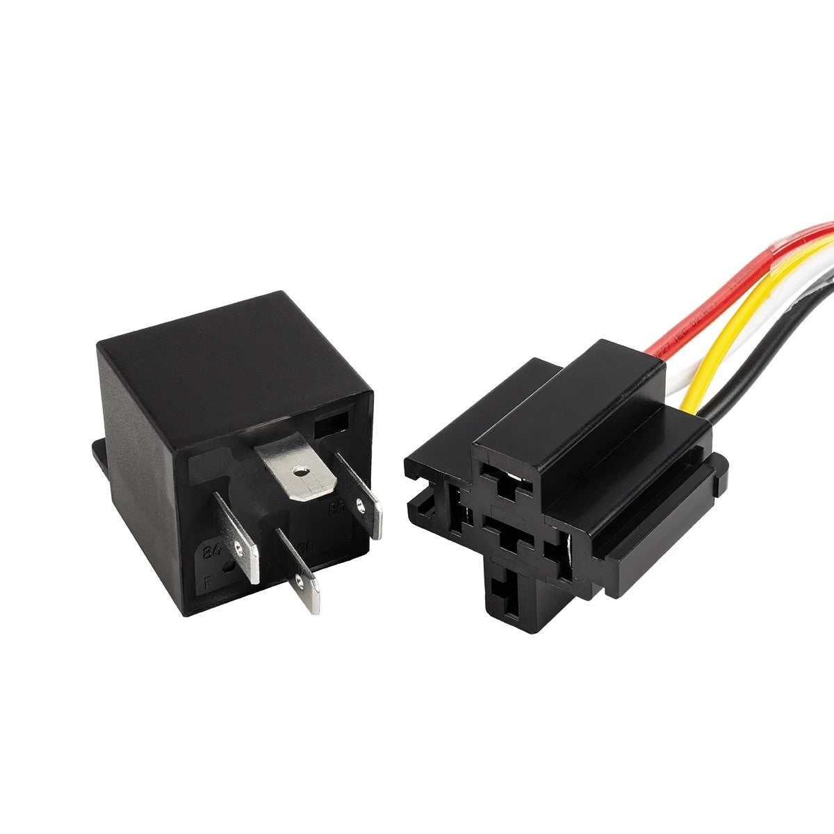 GloboStar® 81745 JD1912 Ρελέ Ισχύος με 4 Pin για Φωτισμό Οχημάτων DC 12V 40A - ledmania.gr