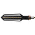 GloboStar® 81757 ΣΕΤ 2 x Φλάς Μοτοσυκλέτας Universal Knife LED SMD 5050 5W DC 12V 2 Λειτουργιών Λευκό 6000K για Φώτα Ημέρας & με Τρεχούμενο Εφέ Φωτισμού Πορτοκαλί για Φλας Αδιάβροχα IP65 - ledmania.gr