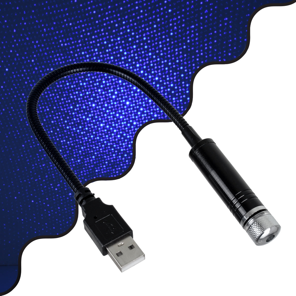 GloboStar® 81845 Διακοσμητικό Φωτιστικό Ειδικών Φωτορυθμικών Εφέ PARTY Disco LASER DC 5V με Καλώδιο Τροφοδοσίας USB Μπλέ IP20 Μ1.4 x Π1.4 x Υ27cm - ledmania.gr