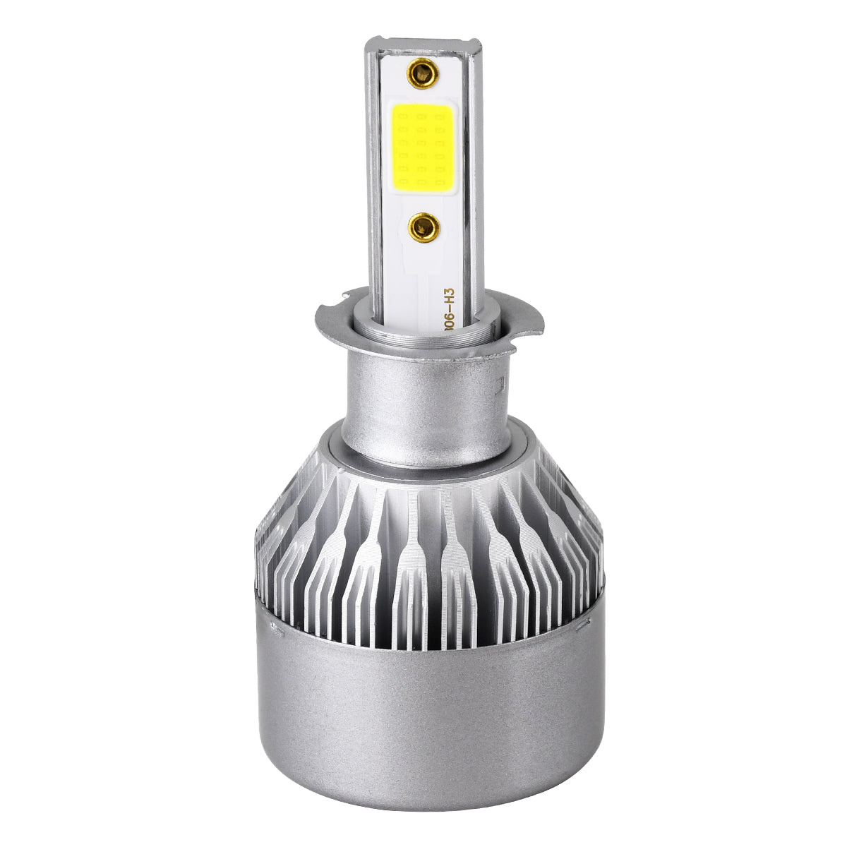 GloboStar® 82001 H3 C6 Line KIT Βασικού Φωτισμού Αυτοκινήτου & Φορτηγού 1st Generation Can-Bus Series LED CREE CXB COB 72W 7600lm DC 8-48V Αδιάβροχο IP65 Ψυχρό Λευκό 6000K - ledmania.gr
