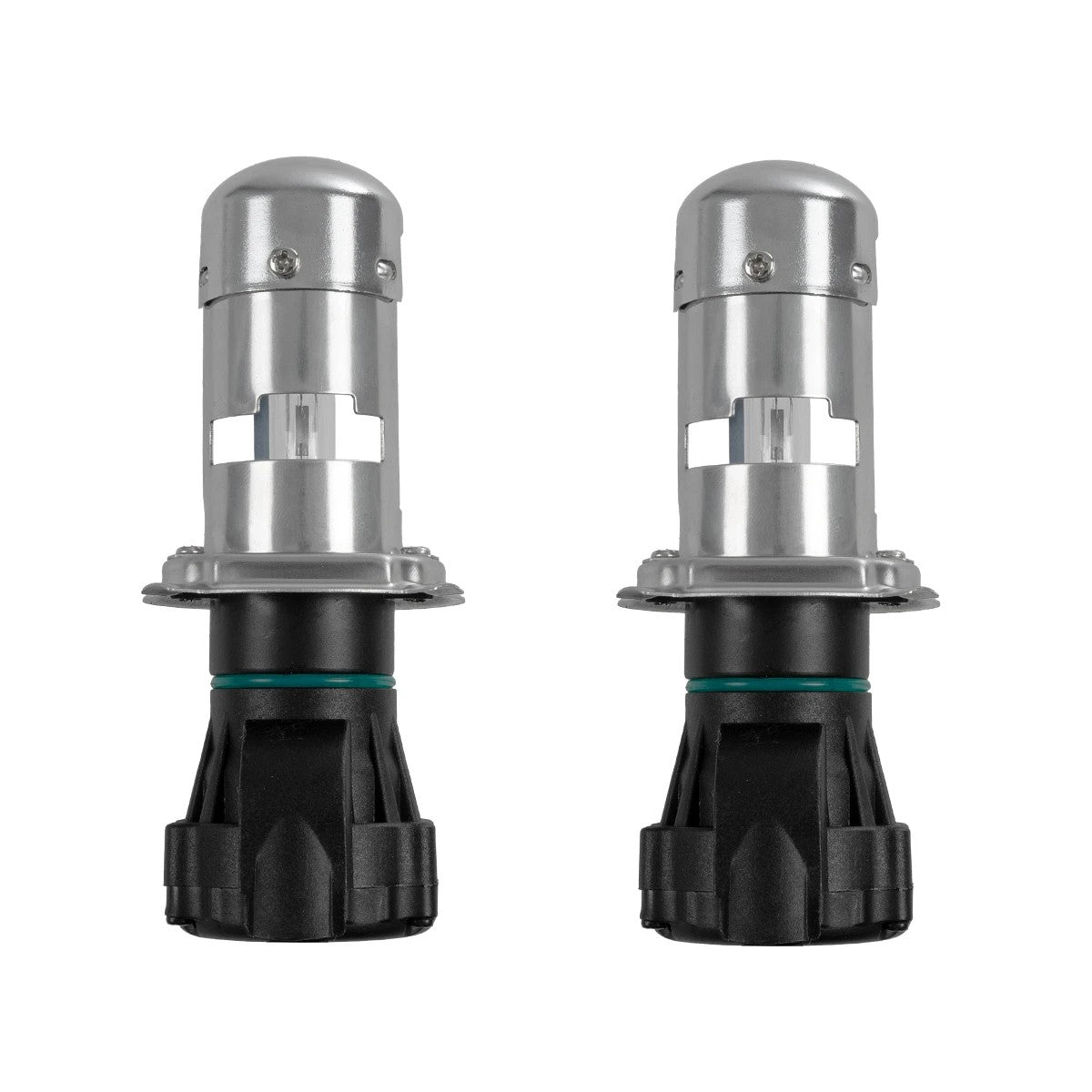 GLOBOSTAR® HID 84047 Λάμπα Xenon H4 H/L Super Vision Υψηλής Φωτεινότητας +30% 35W/70W 3500lm/7000lm 360° DC 12V Αδιάβροχο IP65 Ultra Ψυχρό Λευκό 8000K - Μ4.8 x Π4.8 x Υ10.2cm - Πακέτο 2 Τεμαχίων - 2 Χρόνια Εγγύηση - ledmania.gr