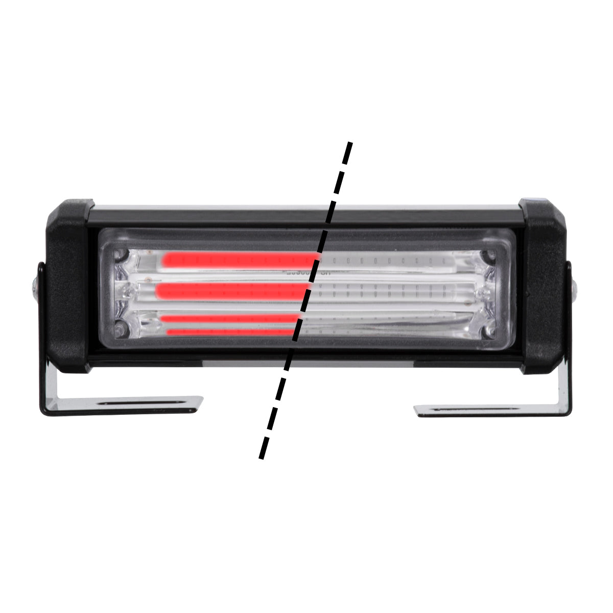 GloboStar® 85029 PRO Series ΣΕΤ 2 x Μπάρες Σήμανσης Οχήματος Αστυνομίας για Αυτοκίνητα & Φορτηγά 13 Προγραμμάτων Φωτισμού LED CREE CXB COB 18W DC 10-30V Αδιάβροχο IP65 Κόκκινο & Μπλε - ledmania.gr