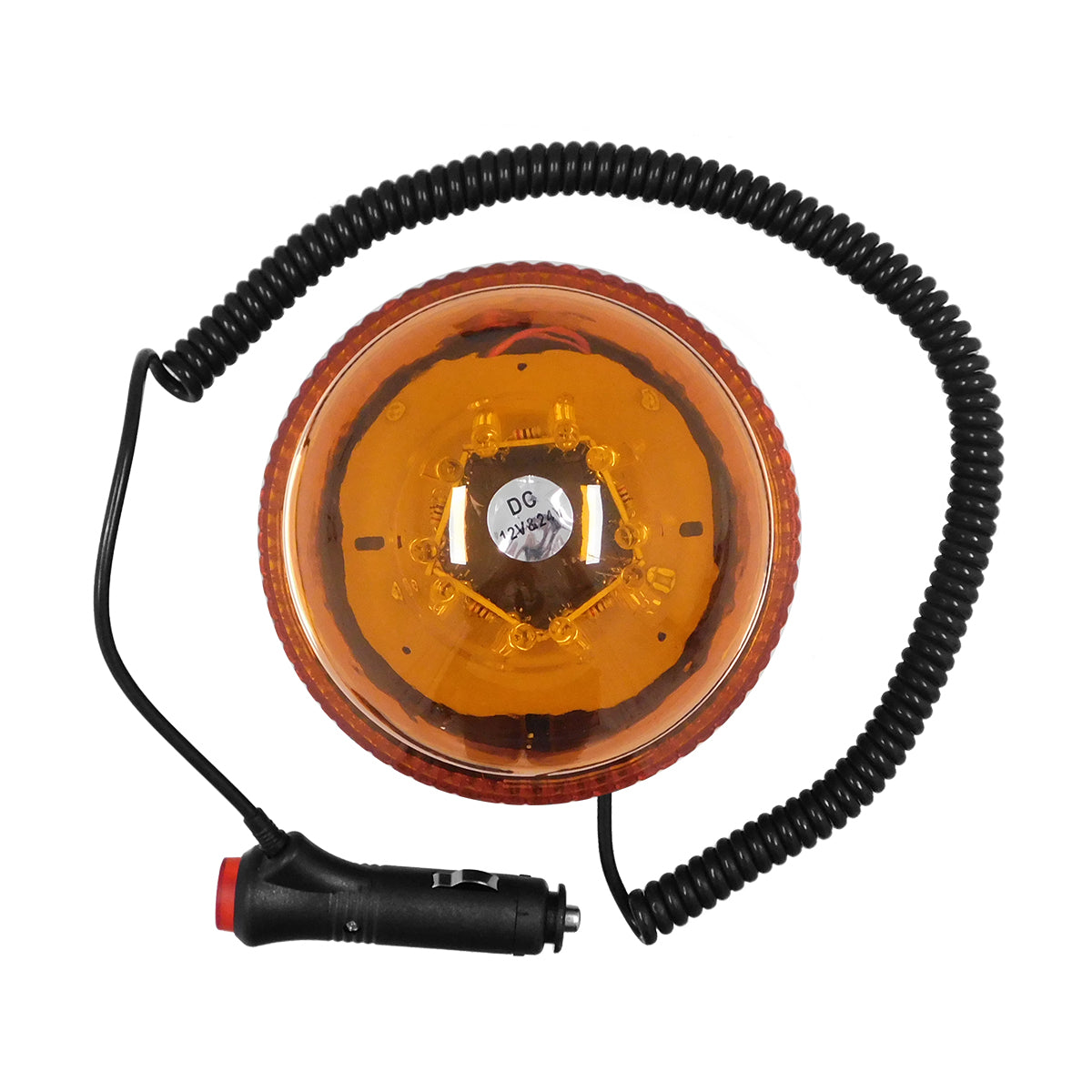 GloboStar® 85159 PRO Series Φάρος Σήμανσης Οχήματος Οδικής Βοήθείας για Αυτοκίνητα & Φορτηγά 6 Προγραμμάτων Φωτισμού STROBE LED 20W DC 10-30V Αδιάβροχος IP65 Πορτοκαλί - ledmania.gr