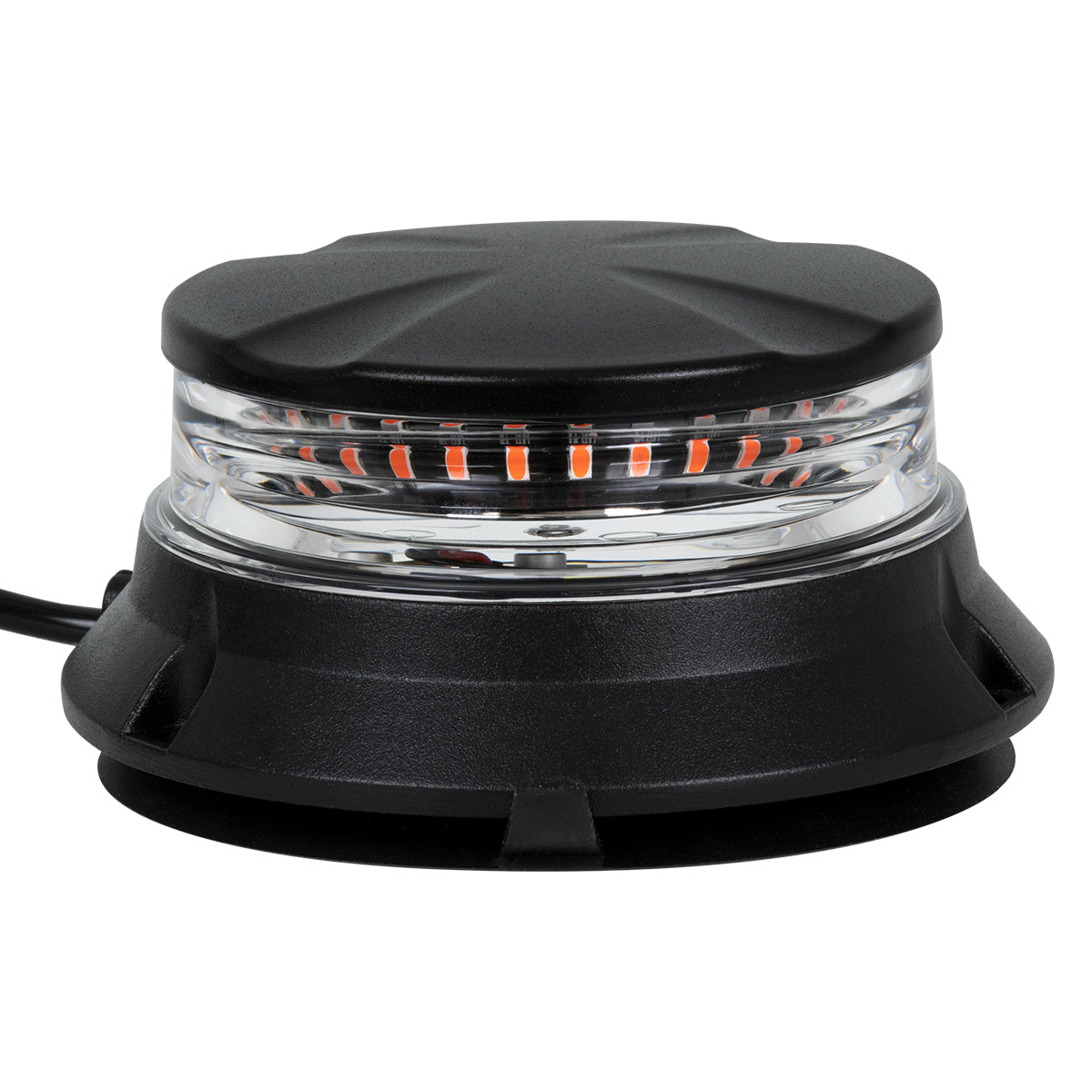 GloboStar® 85168 PRO Series Φάρος Σήμανσης Οχήματος Πυροσβεστικής για Αυτοκίνητα & Φορτηγά 6 Προγραμμάτων Φωτισμού STROBE LED SMD 3030 48W DC 10-30V Αδιάβροχος IP66 Κόκκινο - ledmania.gr