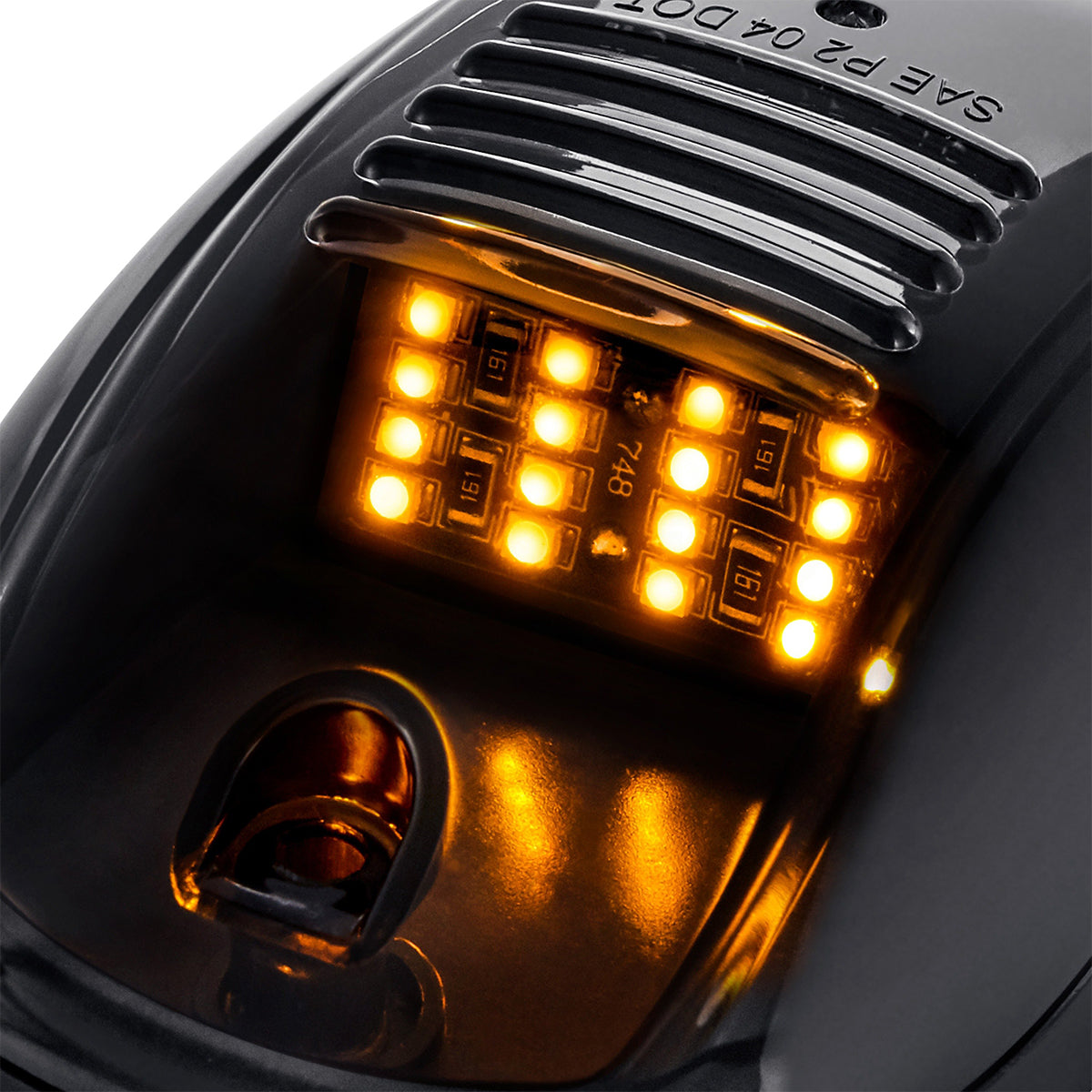 GLOBOSTAR® TRAK 85303 Φώτα Όγκου Οχημάτων LED 12W 600lm 90° DC 12V Αδιάβροχο IP65 Πορτοκαλί 2200Κ - Μ14 x Π8.4 x Υ3.5cm - Πακέτο 5 Τεμαχίων - 1 Χρόνο Εγγύηση - ledmania.gr