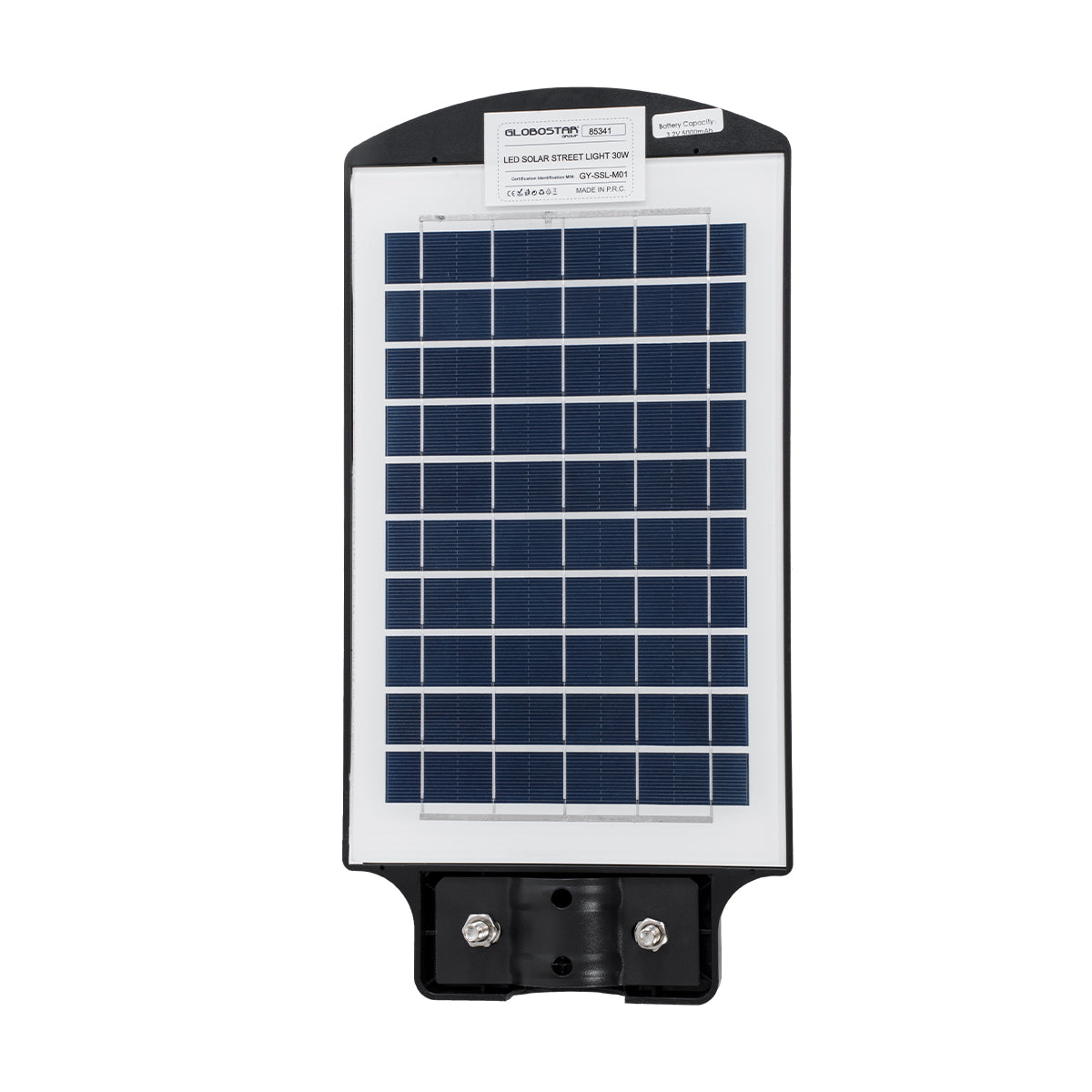 GloboStar® STREETA 85341 Professional LED Solar Street Light Αυτόνομο Ηλιακό Φωτιστικό Δρόμου 30W 300lm 48 x LED SMD 5730 με Ενσωματωμένο Φωτοβολταϊκό Panel 6V 6W & Επαναφορτιζόμενη Μπαταρία Li-ion 3.2V 5000mAh με Αισθητήρα Ημέρας-Νύχτας & PIR Αισθητήρ... - ledmania.gr
