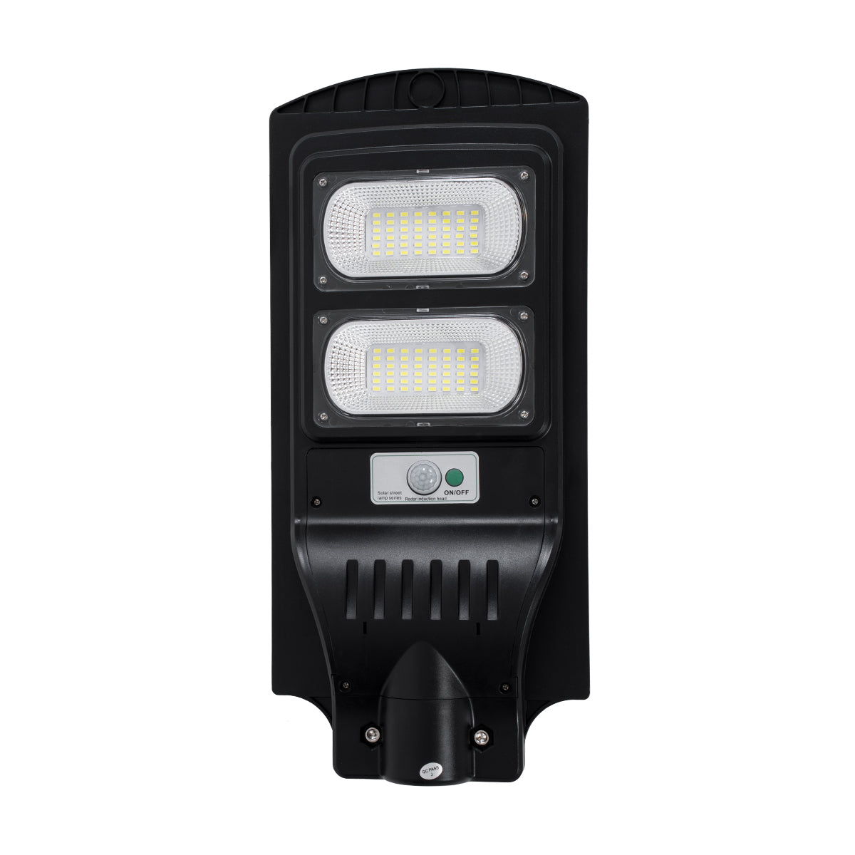 GLOBOSTAR® STREETB 85342 Φωτιστικό Δρόμου LED 60W 3000lm 120° DC 5V με Ενσωματωμένο Φωτοβολταϊκό Panel 6V 9W & Επαναφορτιζόμενη Μπαταρία Li-ion 3.2V 9000mAh με Αισθητήρα Κίνησης-Ημέρας-Νύχτας Αδιάβροχο IP65 Ψυχρό Λευκό 6000K - Μαύρο - Μ22 x Π50 x Υ6cm ... - ledmania.gr