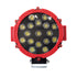 GloboStar® 85422 Vehicle & Forklift Work Lights - Φώτα Εργασίας για Οχήματα Περονοφόρα - Κλάρκ LED 45W DC 9-80V Αδιάβροχο IP67 Μαύρο Κόκκινο Μ20 x Π18 x Υ5cm - ledmania.gr