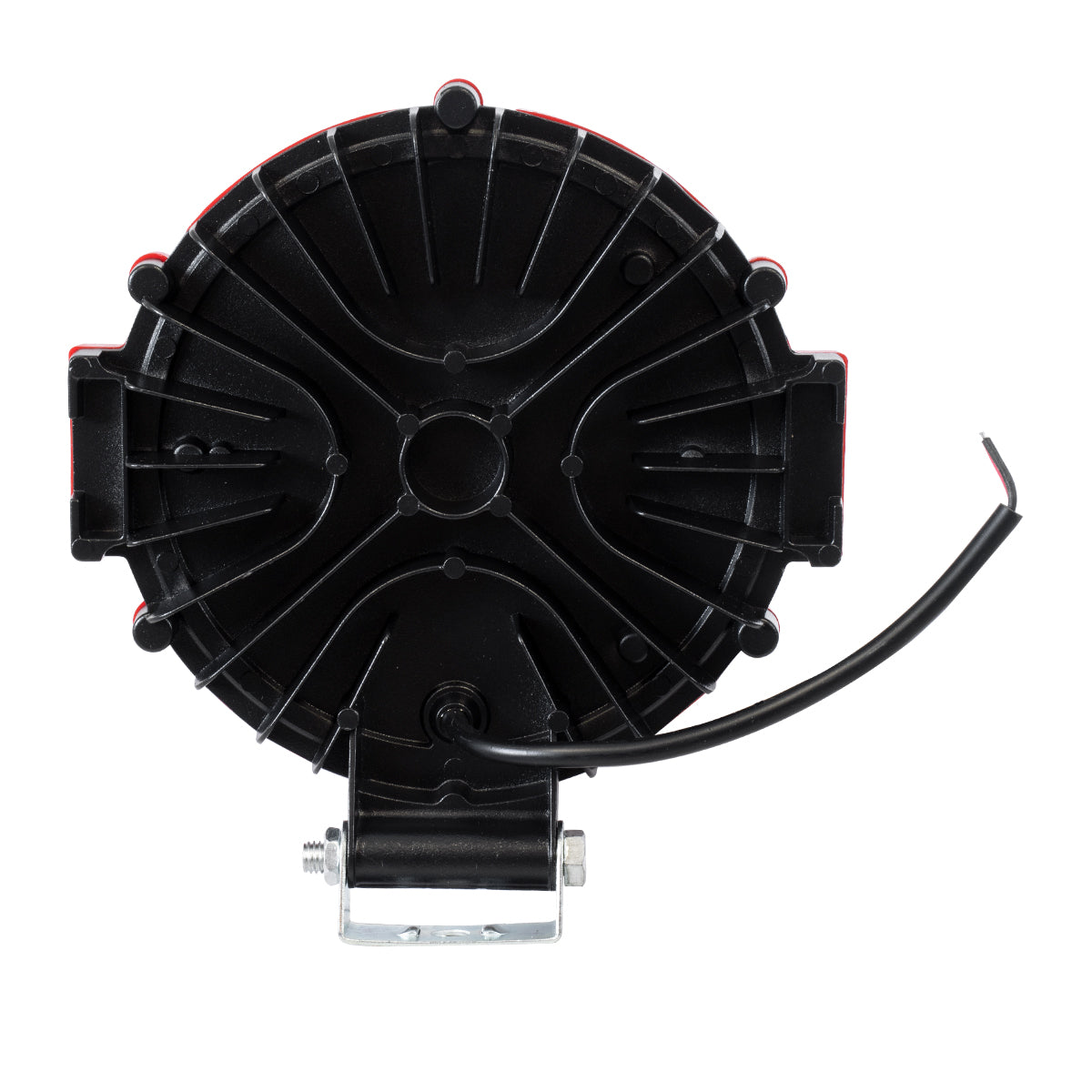 GloboStar® 85422 Vehicle & Forklift Work Lights - Φώτα Εργασίας για Οχήματα Περονοφόρα - Κλάρκ LED 45W DC 9-80V Αδιάβροχο IP67 Μαύρο Κόκκινο Μ20 x Π18 x Υ5cm - ledmania.gr