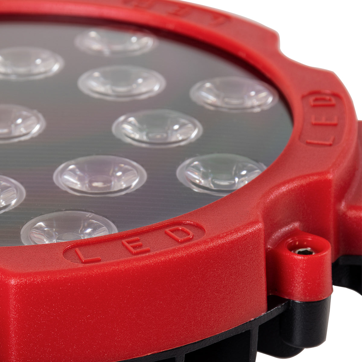 GloboStar® 85422 Vehicle & Forklift Work Lights - Φώτα Εργασίας για Οχήματα Περονοφόρα - Κλάρκ LED 45W DC 9-80V Αδιάβροχο IP67 Μαύρο Κόκκινο Μ20 x Π18 x Υ5cm - ledmania.gr