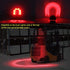 GloboStar® 85423 E9 Mark Forklift Safety Lights - Φώτα Προειδοποίησης & Διαγράμμισης Ασφαλείας για Περονοφόρα - Κλάρκ LED 24W DC 9-80V Αδιάβροχο IP67 Κόκκινο Μ14 x Π14.5 x Υ6cm - ledmania.gr