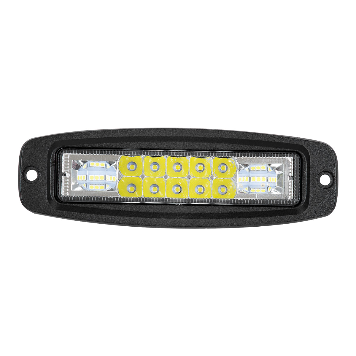 GloboStar® 85440 PRO Series Χωνευτός Προβολέας Εργασίας - Φώτα Ημέρας - Working Light - DRL για Αυτοκίνητα & Φορτηγά LED CREE XBD 48W 4800lm DC 10-30V Αδιάβροχο IP65 Ψυχρό Λευκό 6000K - ledmania.gr