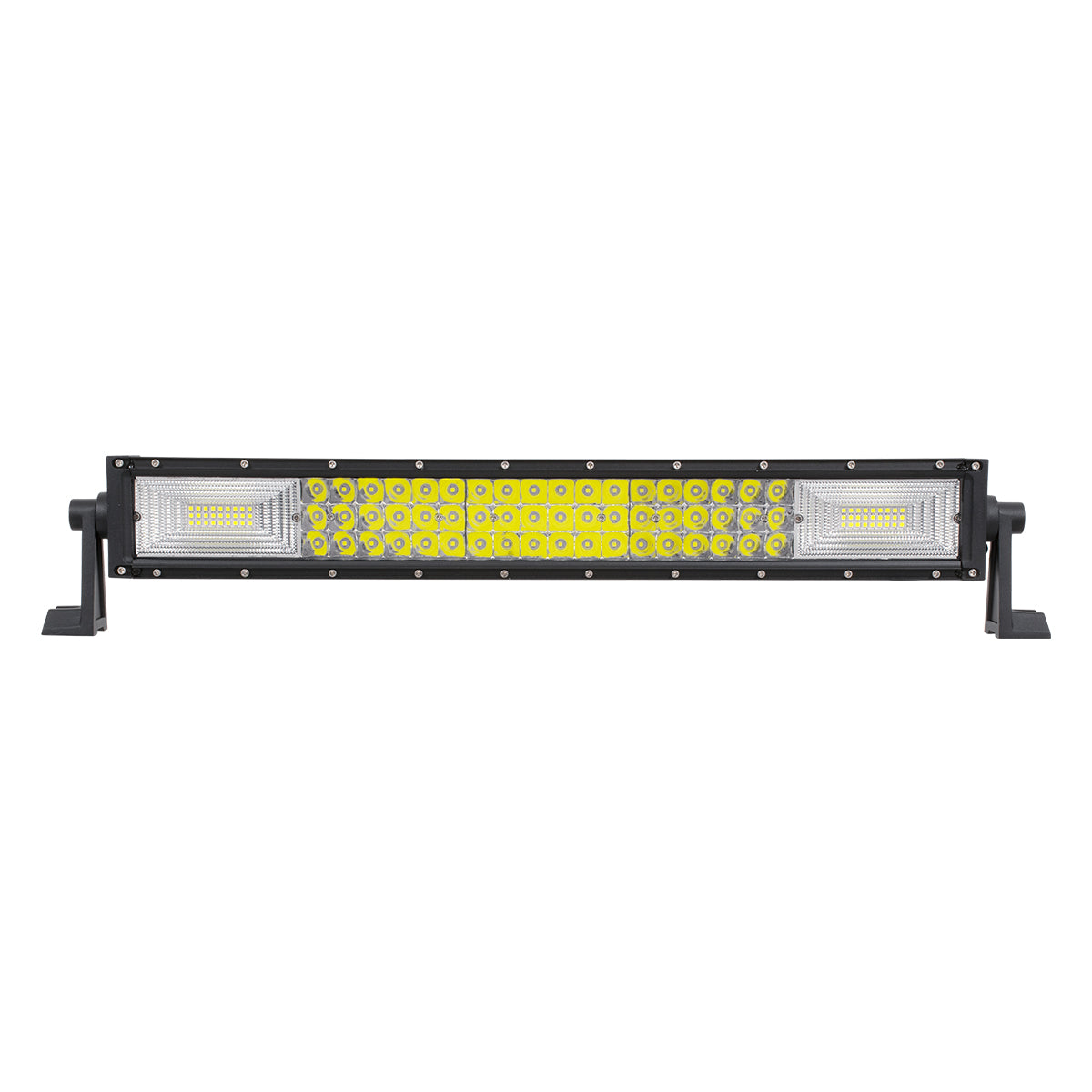 GloboStar® 85482 PRO Series Μπάρα Ίσια - Straight TRI-ROW 7D για Αυτοκίνητα & Φορτηγά LED CREE XBD 270W 27000lm 15° & 60° DC 10-30V Αδιάβροχη IP65 Ψυχρό Λευκό 6000K - ledmania.gr